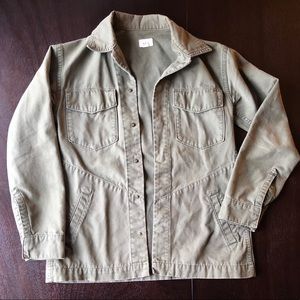 ABLE military style green canvas jacket, XS